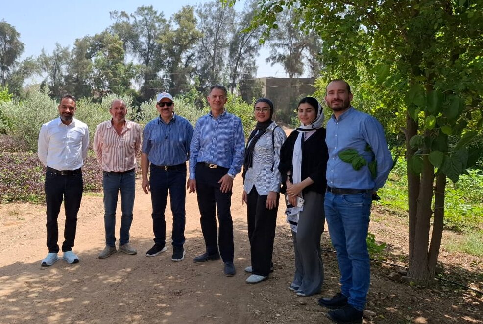 Dr. Tiberio Chiari Visits SEKEM Farm to Explore WATDEV’s Best Management Practices (BMPs)